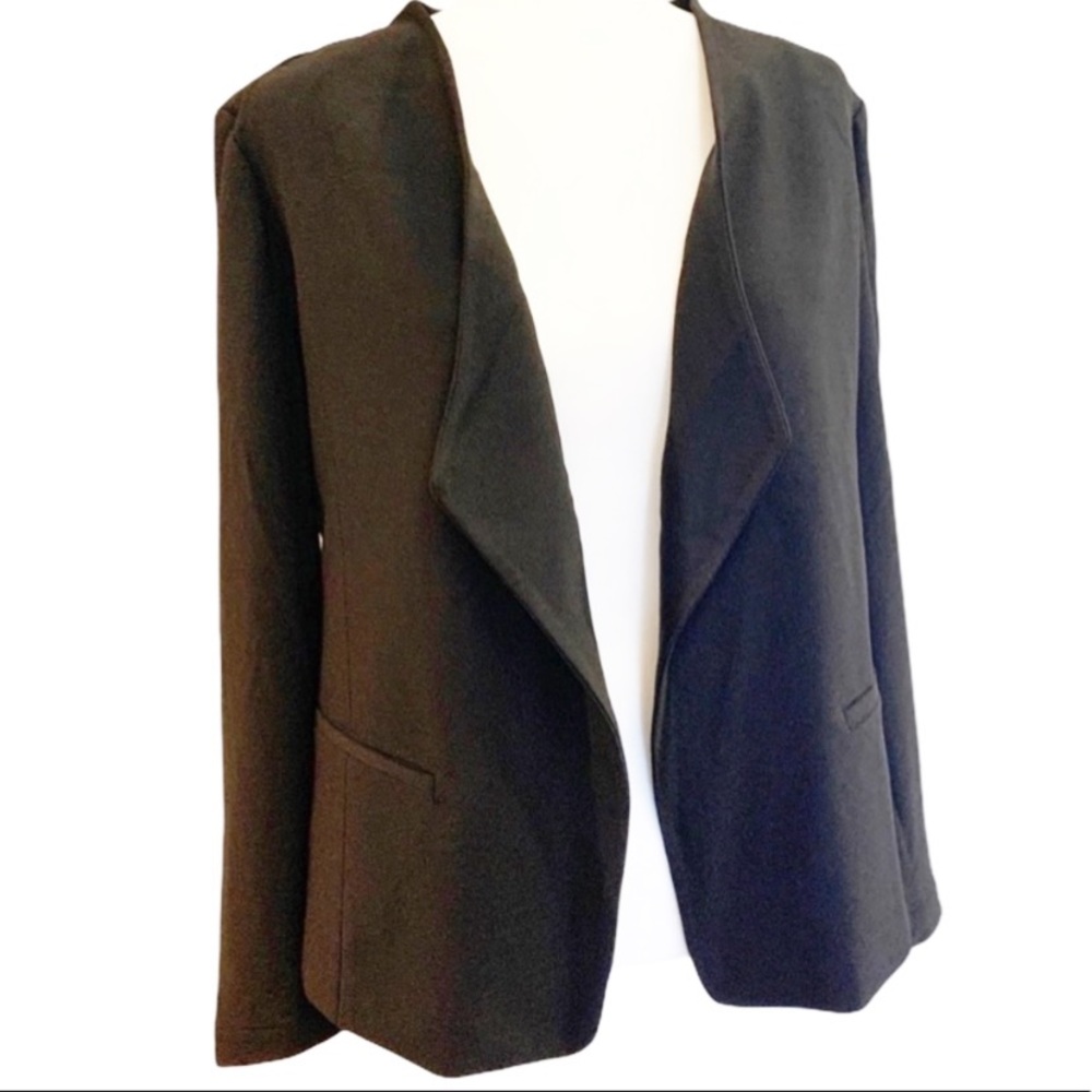 NWT LYSSE Black Open Blazer Jacket sz S